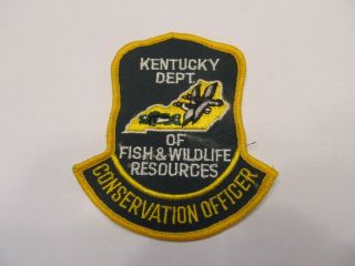 Kentucky State Conservation Game Warden Patch Old Cheese Cloth