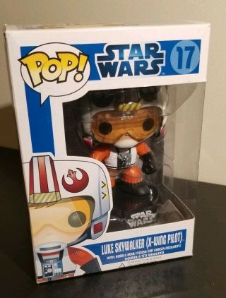Funko Pop Star Wars Luke Skywalker X - Wing Pilot 17 (light Box Damage)