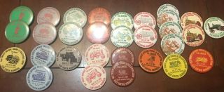 30 Pinback Buttons Old Trusty Antique Tractor Engine Show Clay Center Ne Farm