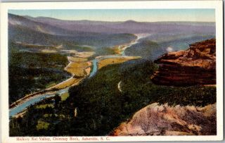 Hickory Nut Valley,  Chimney Rock,  Asheville Nc Vintage Postcard R02