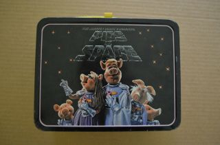 Vintage 1977 Pigs In Space Muppet Show Jim Henson Metal Lunch Box