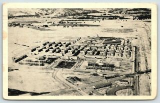 Camp White Oregon Birdseye Veterans Domiciliary Center 1957 B&w Postcard