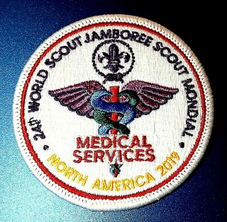 24th 2019 World Scout Jamboree Official Wsj Medical Services Badge Patch