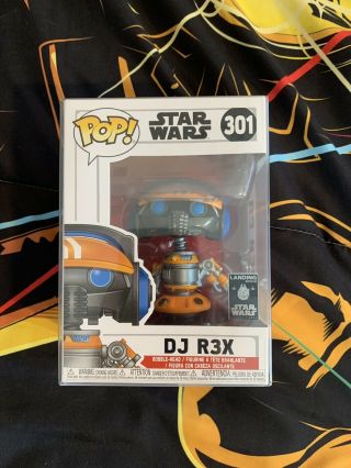 Dj R3x Funko Pop Star Wars Galaxies Edge Opening Exclusive Disneyland Rex 301