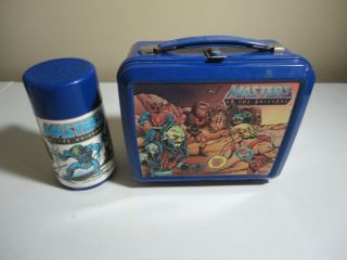 Vintage 1985 Aladin Plastic Lunch Box With Thermos,  Masters Of The Universe