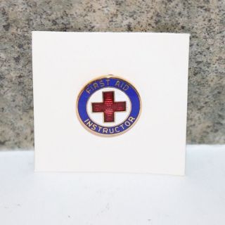 American Red Cross First Aid Instructor Enamel Pin