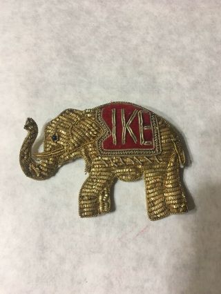 Vintage Dwight Eisenhower Elephant Political Pin “ike”