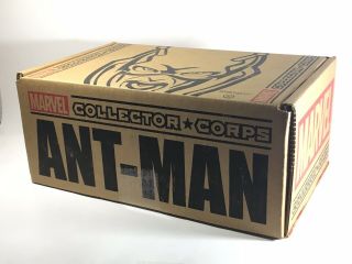 SDCC COMIC CON 2015 FUNKO MARVEL COLLECTOR CORPS ANT - MAN BOX T - SHIRT SIZE L 2