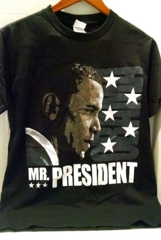 Mr.  President Shirt Small Barack Obama Black Stars Adult Youth Hip Hop