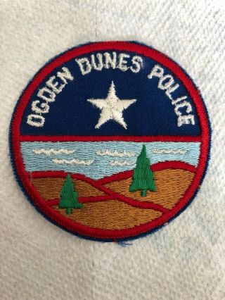 Old Round Issue Indiana Ogden Dunes Police Department Patch