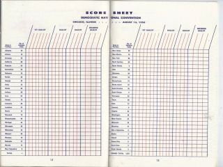 1956 AMERICAN VOTER BOOKLET Presidential Election National Convention Edition 4