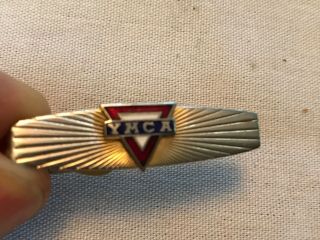 Vintage " Ymca " 1 1/2 " Inch Gold Tone Collectible Men 