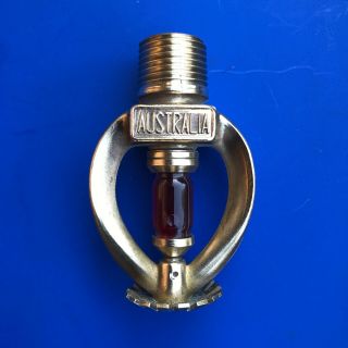 Vintage Australian Fire Sprinkler - 1977 Brass