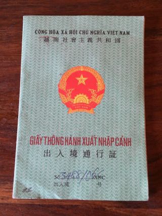 Vietnam Socialistic Document With Photo Viet Nam Soviet Ussr Cccp Communist