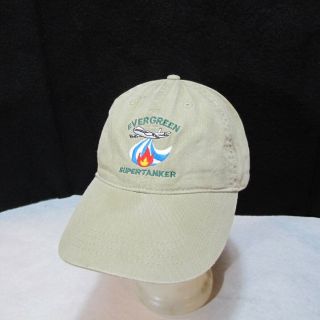 Evergreen Supertanker Fire Firefighting Air Mans Strap Back Hat