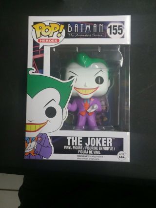 Funko Pop Batman The Animated Series Joker 155 W/pop Protector