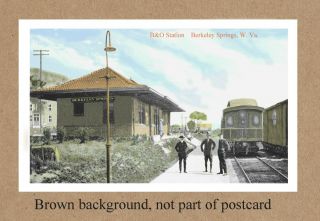Wv Berkeley B&o Railroad Depot,  Station
