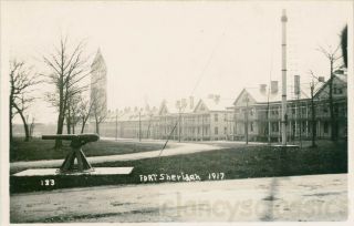 1917 Fort Sheridan Illinois Rppc