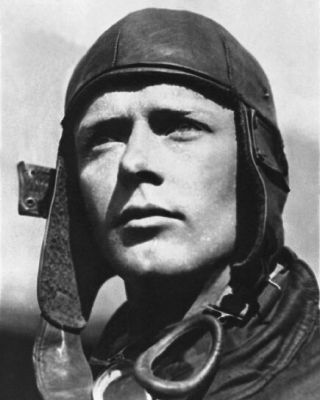 American Aviator Charles Lindbergh Glossy 8x10 Photo Spirit Of St.  Louis Poster