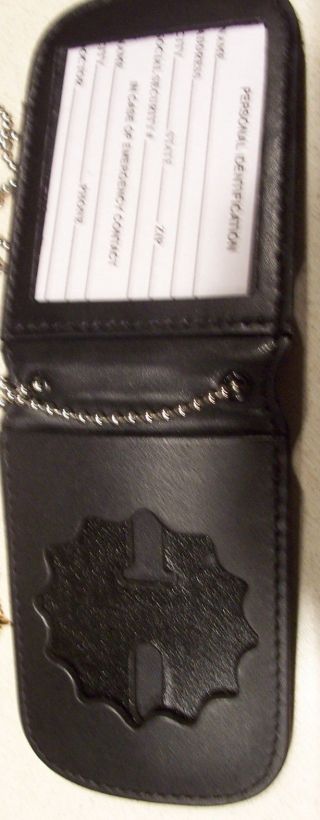 NY/NJ Police Lieutenant Style Shield/ID Neck Holder (Badge/ID Card Not) 2