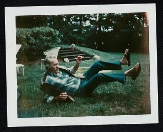 Vintage Photograph Man Falling Down On Ground