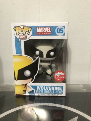 Funko Pop Marvel X - Men Wolverine Black & White - Fugitive Toys Exclusive