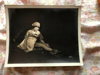 Vintage Early 1900’s Black An White Dancer Photo Ny Studio 8x10