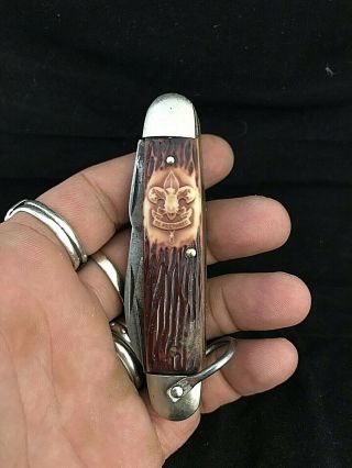 Vintage Boy Scouts Of America Pocket Knife Imperial