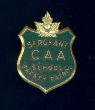 Obsolete/original - Sergeant - School Safety Patrol - Canadian Automobile Association