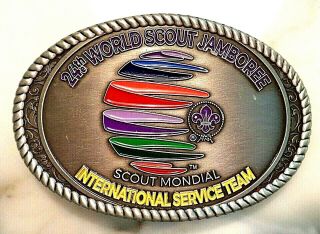 24th 2019 World Scout Jamboree Official Wsj Wosm Parct Ist Belt Buckle Not Patch