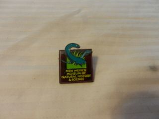 Mexico Museum Of Natural History & Science Dinosaur Multi Colored Pin Back