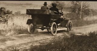 1910’s Automobile Travels Country Road Photo Classic Americana Classic Snapshot