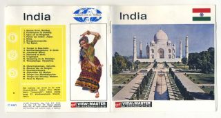 India Gaf Belgian - Made Viewmaster Packet C - 880 - N Dutch Edition