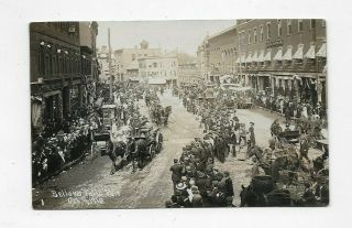 1910 Rppc Photo Postcard Bellows Falls Vt Fair Street View R1574