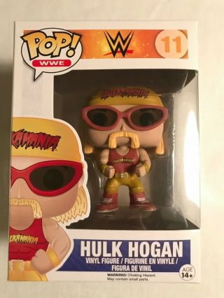 Funko Pop Wwe 11 Hulk Hogan Vaulted Classic Colors No Sticker