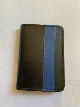 York City Detective Brother Thin Blue Line Mini Shield Wallet And Id