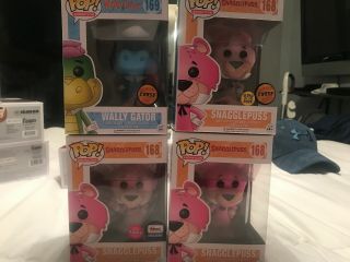 Funko Pop Snaggelpuss Chase And Flocked Gemini Exclusive Also Wally Gator Chase