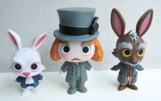 Funko Alice In Wonderland Disney Mystery Mini Figures Mad Hatter White Rabbit