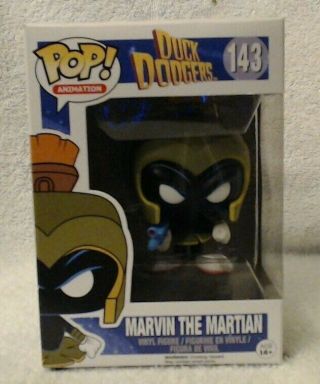 Funko Pop Animation " Duck Dodgers " Marvin The Martian (143)