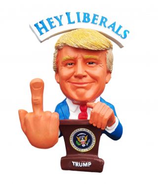 Donald Trump Middle Finger Gift F K The Liberals & F K The Media Funny Maga
