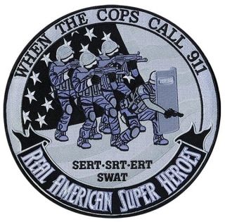 Police Swat Sert Srt Ert Heroes 5 " Embroidered Patch