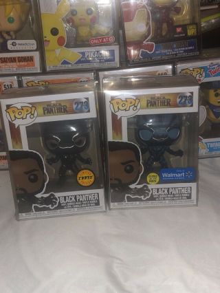 Black Panther Chase Limited Edition & Gitd Walmart Exclusive Pop 273