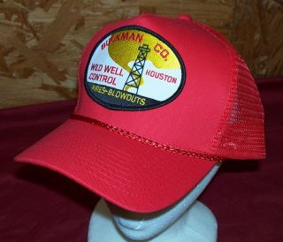 John Wayne Hellfighters Cap Hat Red Adair Oil Field Well Blowouts Firefighting