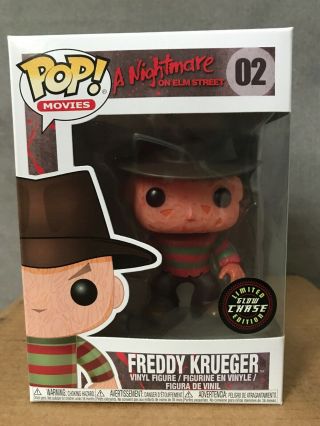 Funko Pop Movies Freddy Krueger 02 Chase Glow Limited Vaulted