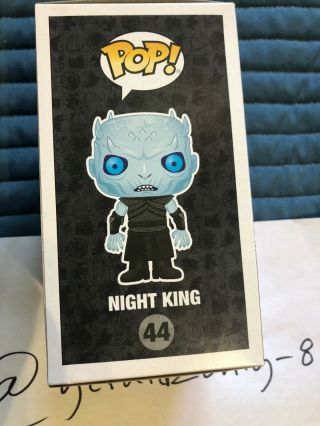 Funko POP Game Of Thrones TRANSLUCENT NIGHT KING SDCC 2017 Exclusive Figure 4