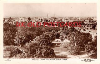 Sudan - Khartoum,  General View (south West),  Real Photo By G.  N.  Morhig.