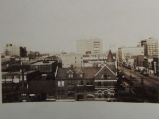 LOOKING DOWN FROM ROOF TOP TO KANSAS CITY MISSOURI STREETS Vtg 1920 ' s PHOTO 2