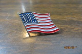 Usa Waving Patriotic United States Of America Proud To Be American Flag Pin