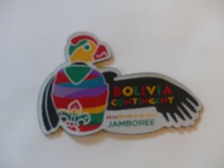 2019 24th World Scout Jamboree Bolivia Contingent Patch Badge Bird Design