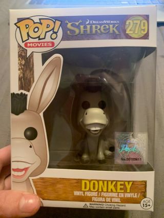 Funko Pop Donkey Shrek Authentic Poplife